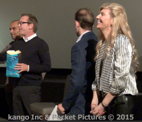 Best Theatre Experience ever! Kiefer Sutherland loves Kango Pocket on Popcorn bag Inventor: Michelle Messina